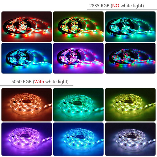 20M 30M RGB LED Strip Lights 5050 2835 5M 10M 15M Leds Tape