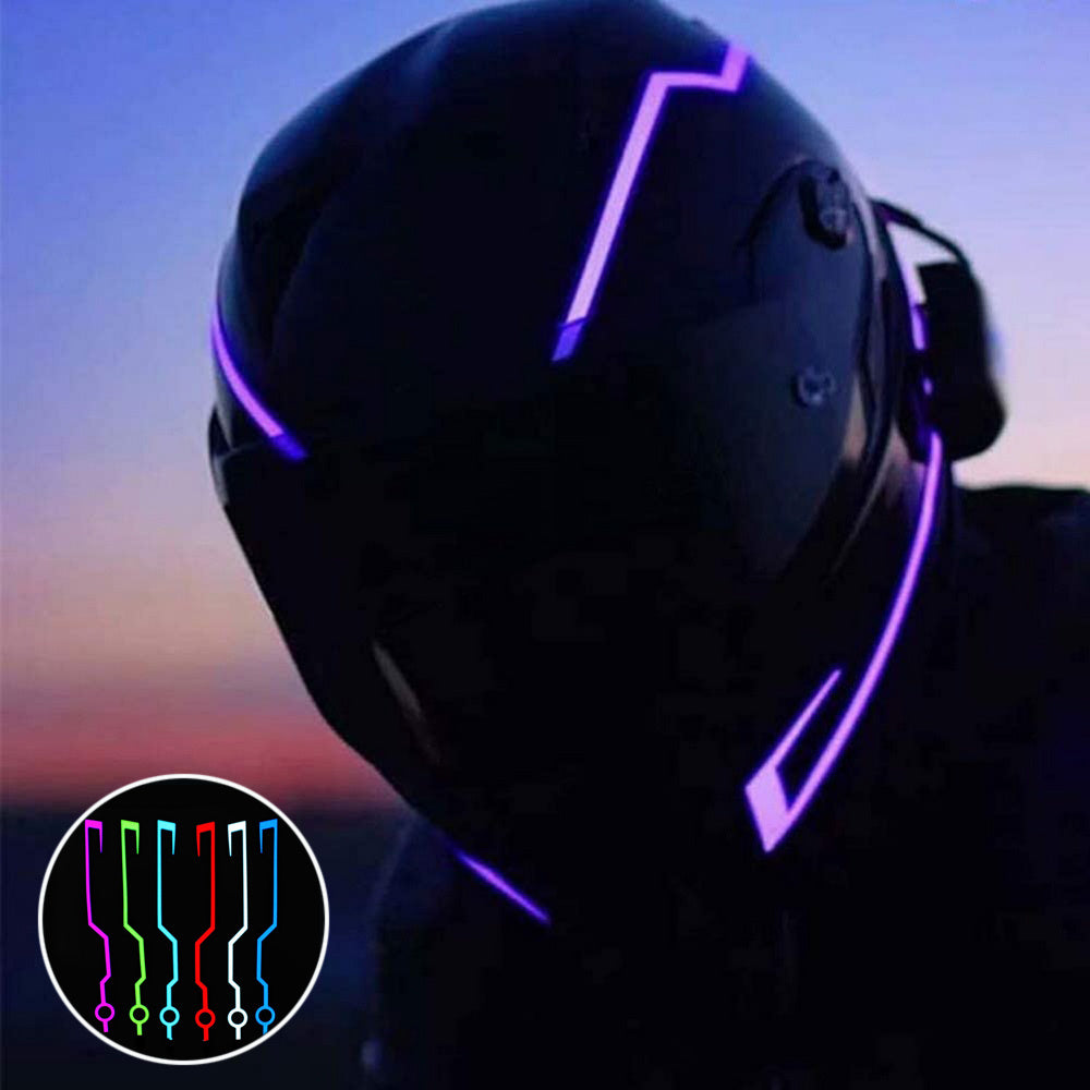Helmet Motorcycle Light Riding Signal Strip Flashing Durable Kit