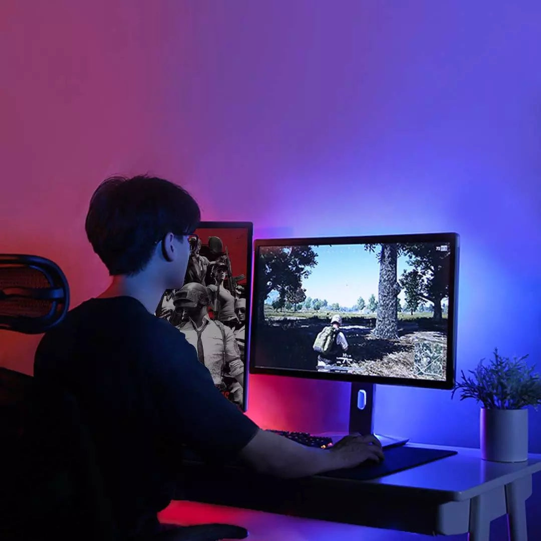 Smart Color Light With Three-color Living Room Self-adhesive Flexible Home
