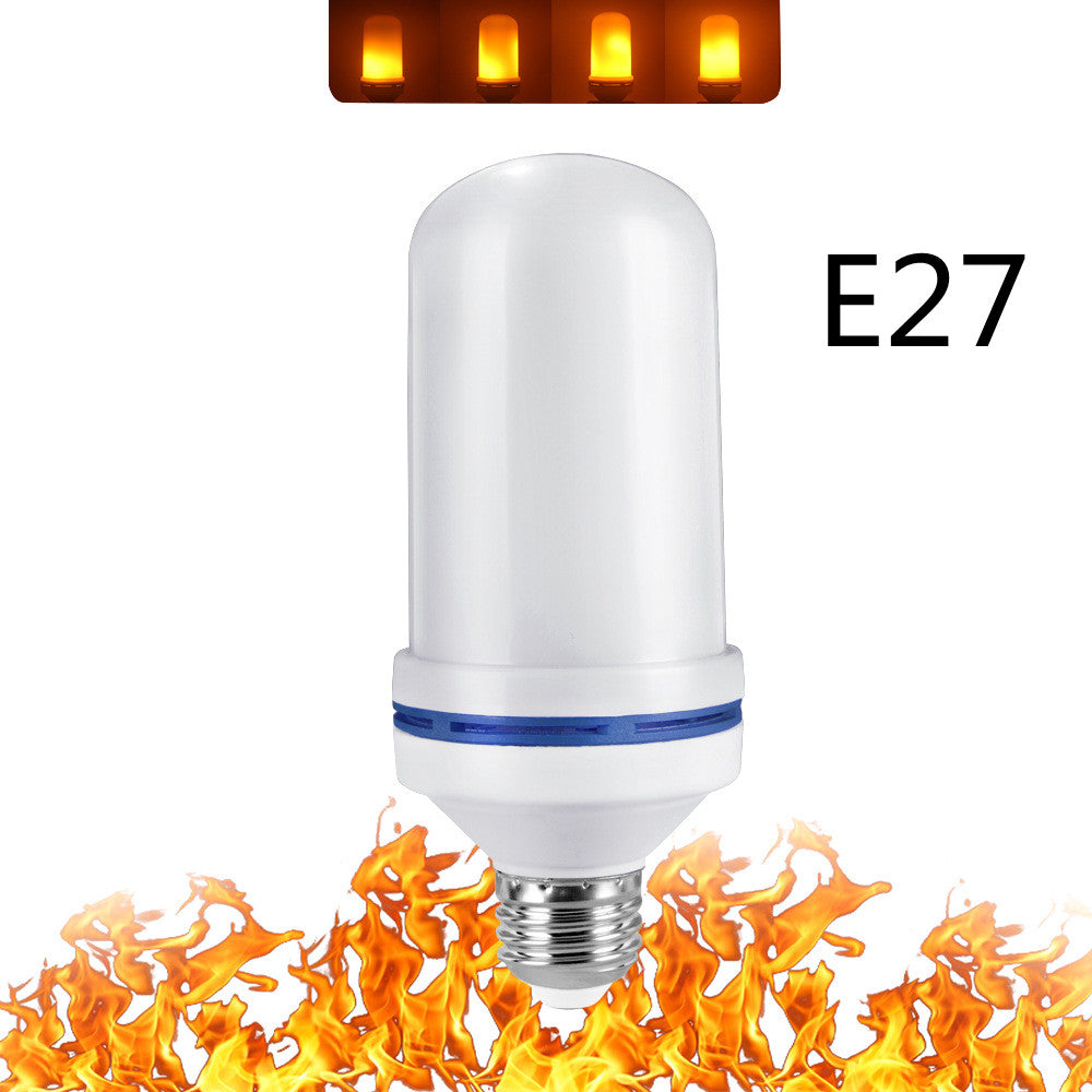 Simulation flame bulb LED flame light beating flame three gear light bar