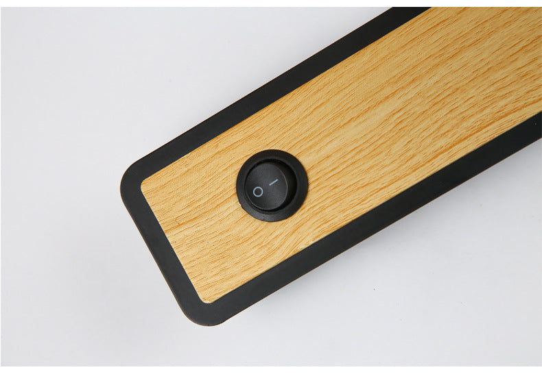 Revolving light creative with Nordic bedside lamp