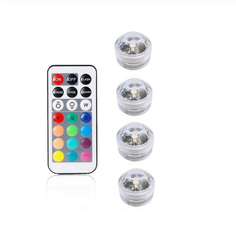 Remote control diving light 3CM diamond twist full LED light