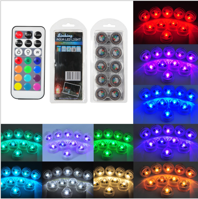 Remote control diving light 3CM diamond twist full LED light