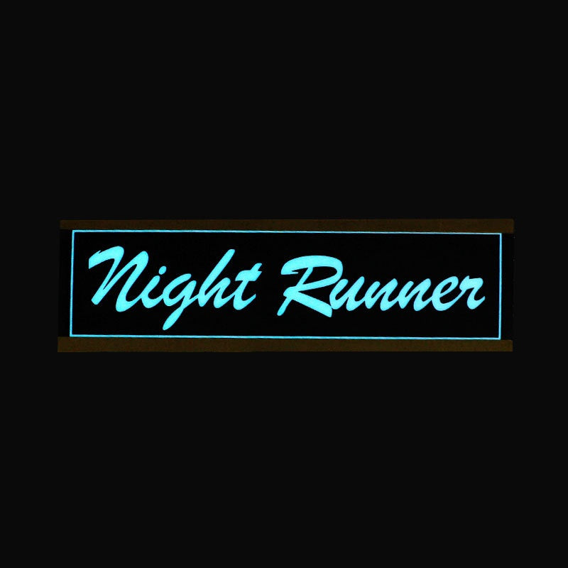 Wanted Car Windshield Glow Panel Electric Marker Lamp LED Decoration