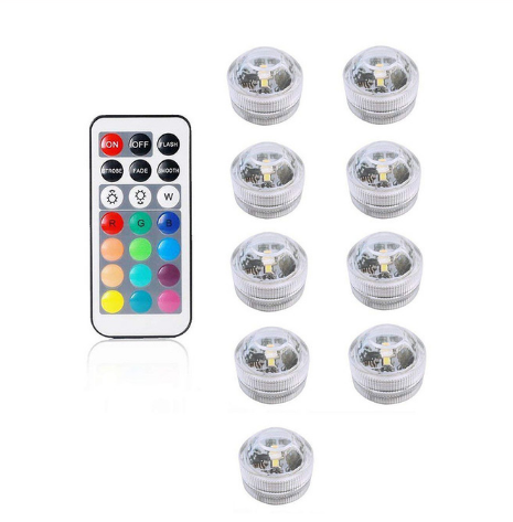 Remote control diving light 3CM diamond twist full LED light