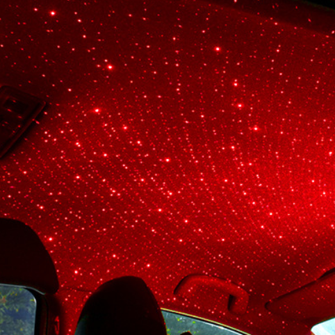 Car decorative lights usb star lights laser projection lights car atmosphere