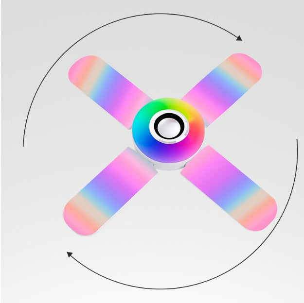 LED Four-leaf Bluetooth Music Lamp Colorful Lights