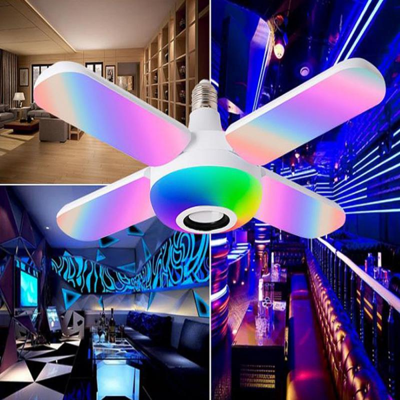 LED Four-leaf Bluetooth Music Lamp Colorful Lights