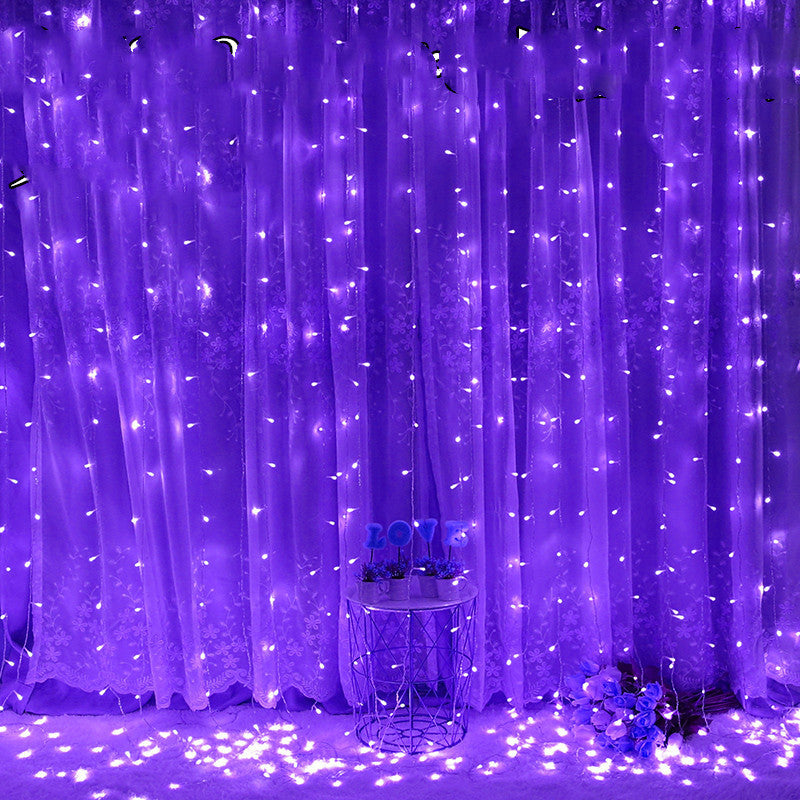 Voltage Curtain Light 3x3 Meters 300 Lights Icicle Light Solar
