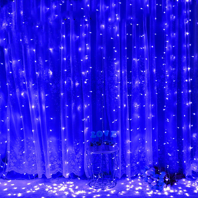 Voltage Curtain Light 3x3 Meters 300 Lights Icicle Light Solar