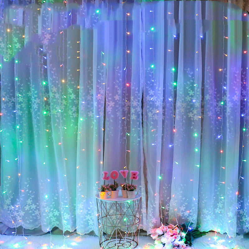 Voltage Curtain Light 3x3 Meters 300 Lights Icicle Light Solar