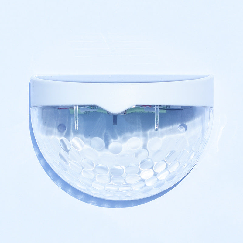 Solar Light Outdoor Waterproof Semicircular Fence Lamp Water Drop