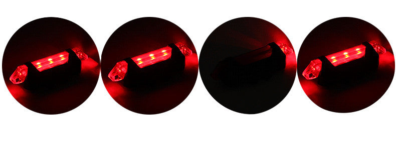 Bike Bicycle Light USB LED Rechargeable Safety Set