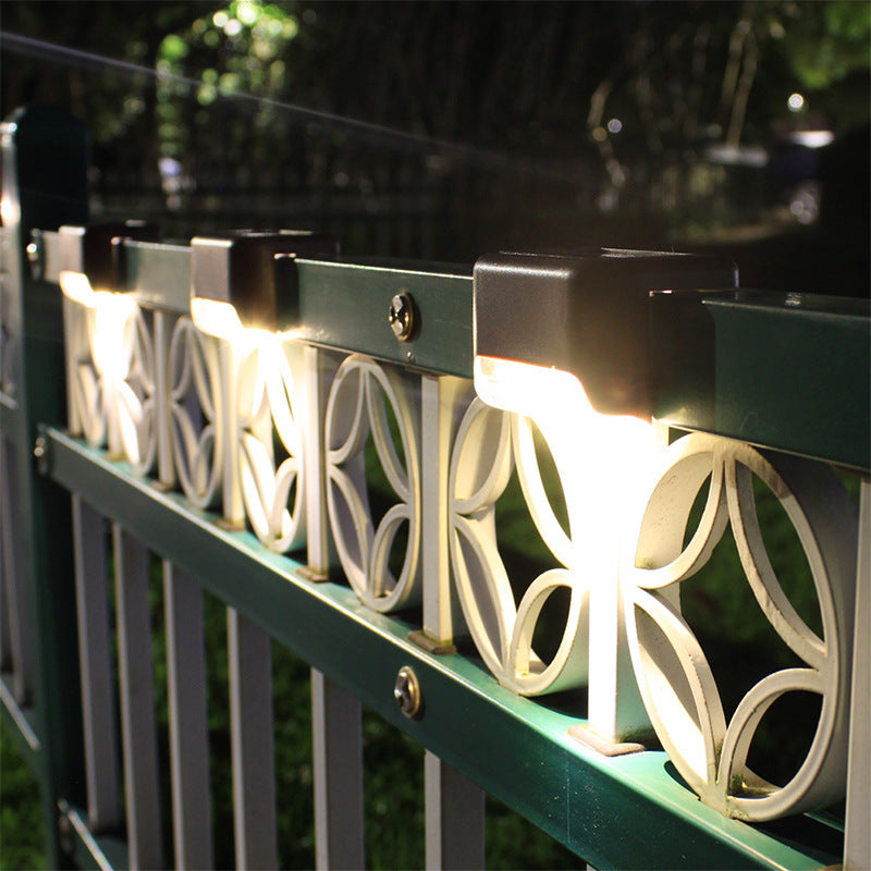 Solar Light 1Led Wall Light Outdoor Garden Wall Light Fence Light