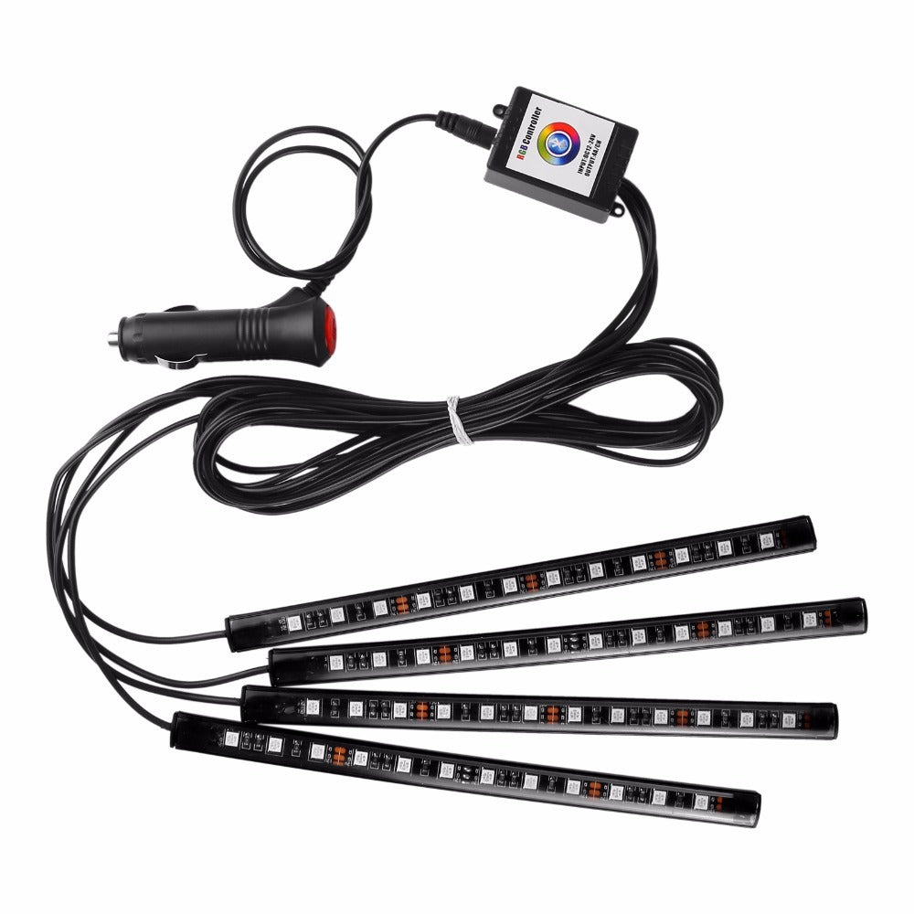 LED Colorful APP Control Voice Control Atmosphere Light In Car