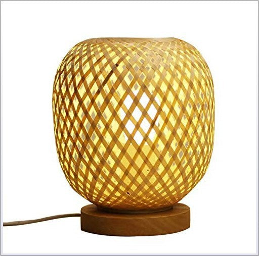 Bamboo Strip Weaving Simple Net Celebrity Lamp