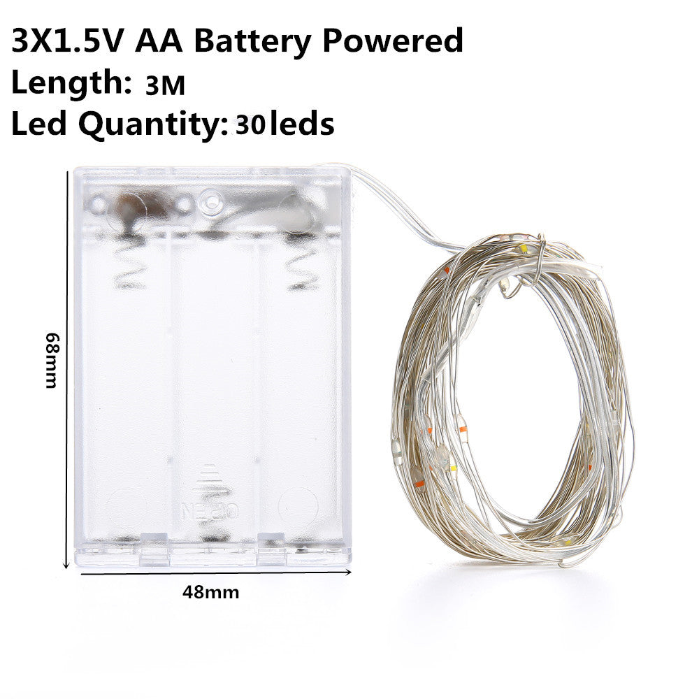 Christmas Light Led Outdoor Battery USB Powered 2m 5m10m String Lights