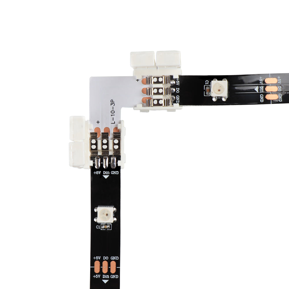 LED full color lights with 3pin welding-free head