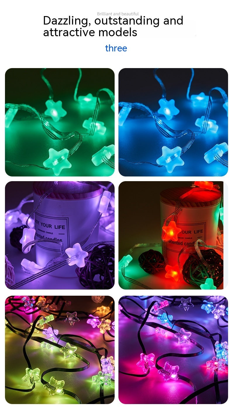 Led Magic Color Rubber-covered Wire Skewers Light