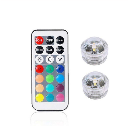 Remote control diving light 3CM diamond twist full LED light