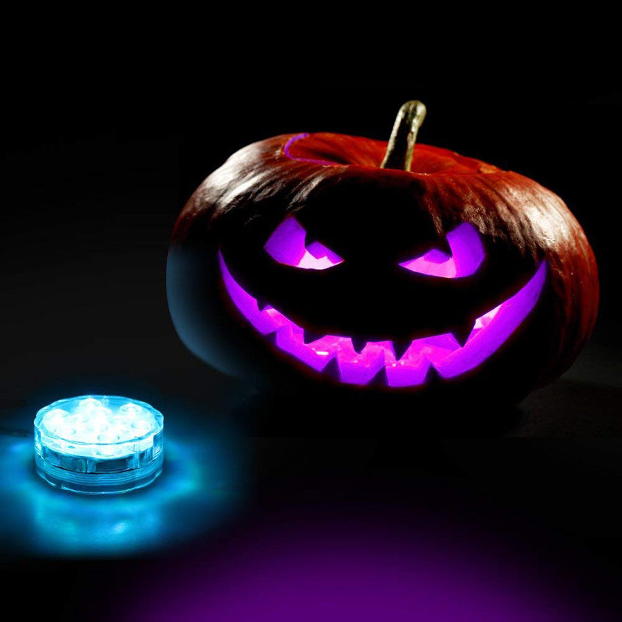 10 LED Submersible Lights Underwater Waterproof Vase Base Lamp