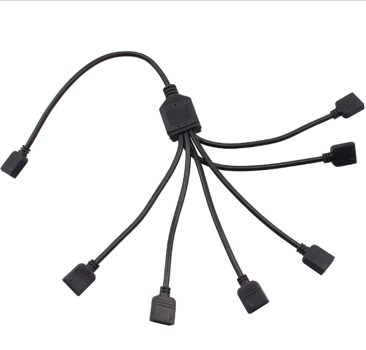 Automobile and motorcycle modified universal one for six LED