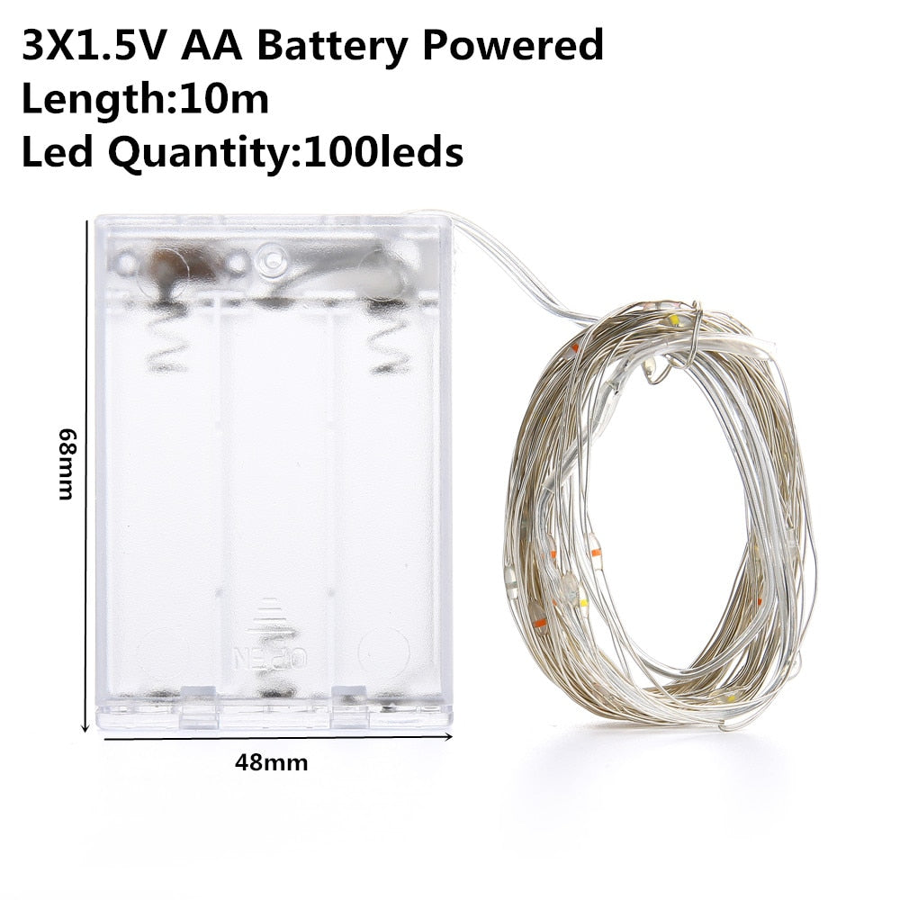 Christmas Light Led Outdoor Battery USB Powered 2m 5m10m String Lights