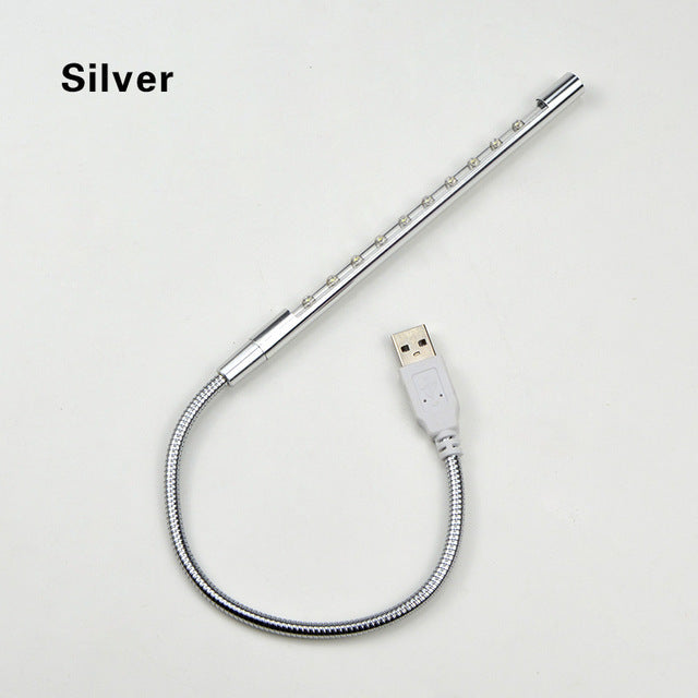 Laptop Aluminum Alloy LED Night Light USB