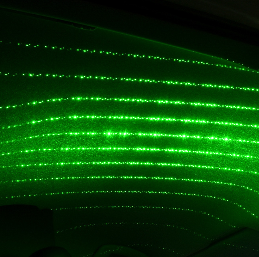 Car decorative lights usb star lights laser projection lights car atmosphere
