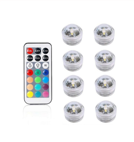 Remote control diving light 3CM diamond twist full LED light