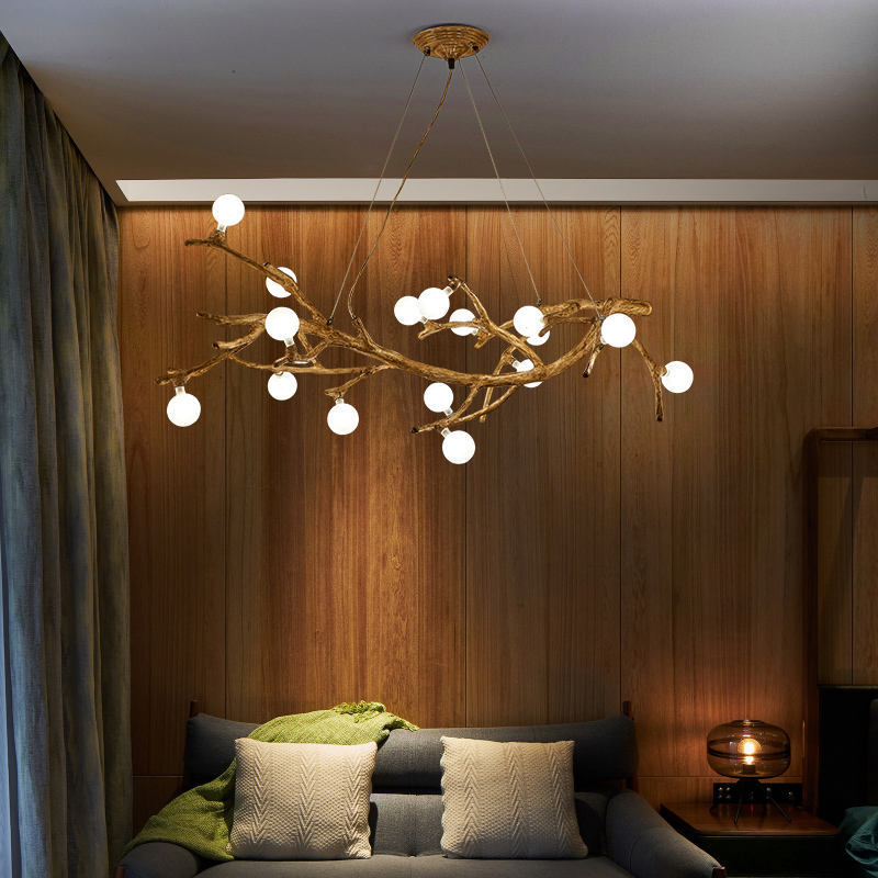 Restaurant Chandelier Decorative Tree Branch Lights