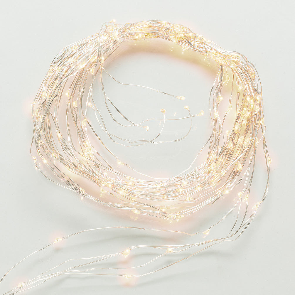 Copper Wire Tree Vine LED Waterfall Decoration Light