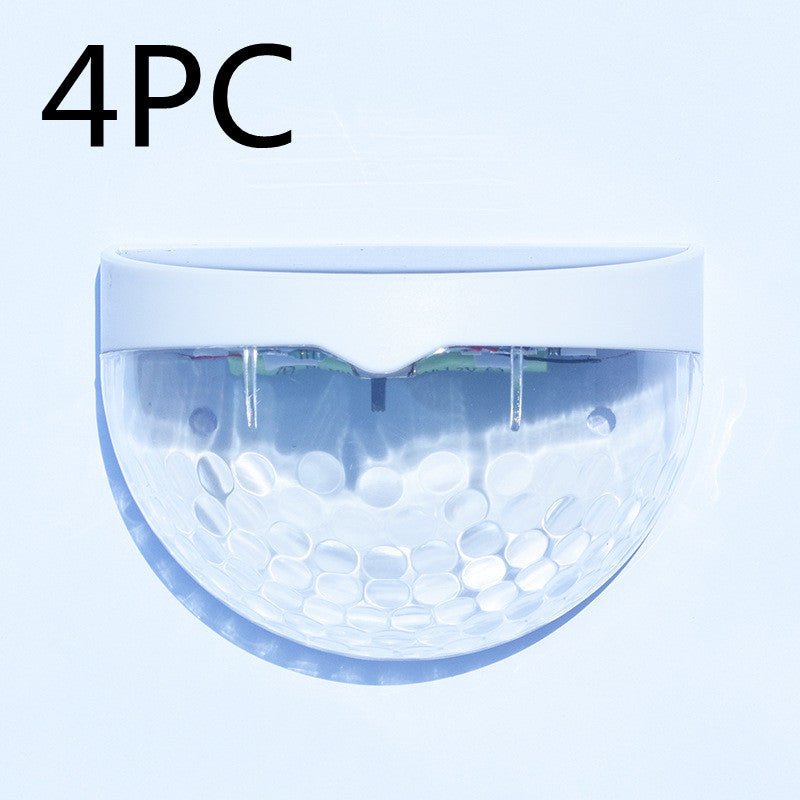 Solar Light Outdoor Waterproof Semicircular Fence Lamp Water Drop