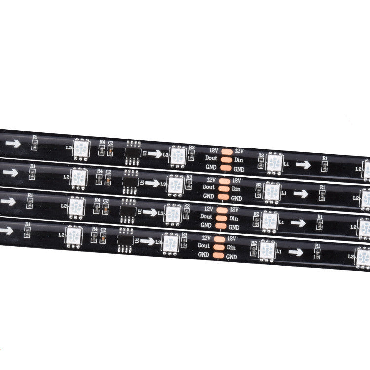 Symphony Lights With 5050RGB Lights With 12V2811 Epoxy Blackboard IC Programming Colorful