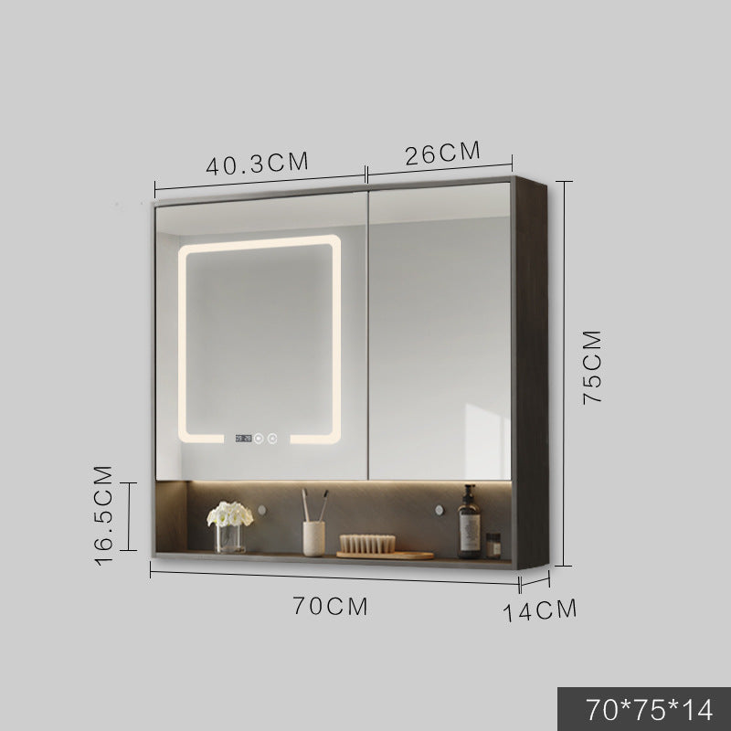 Smart Cabinet With Led Lights Anti-fog Hanging Wall Type