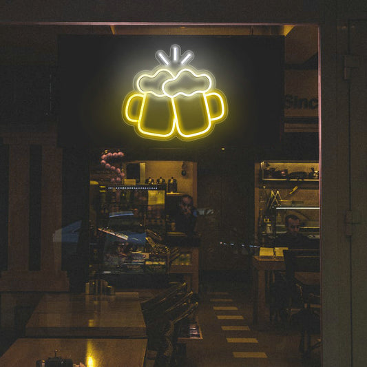 Bar Beer Cheers Neon LED Decorative Lights