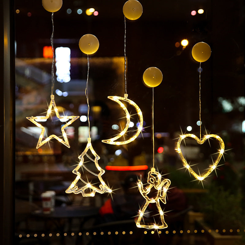 Star String Lights LED Christmas Curtain Lights Indoor Bedroom