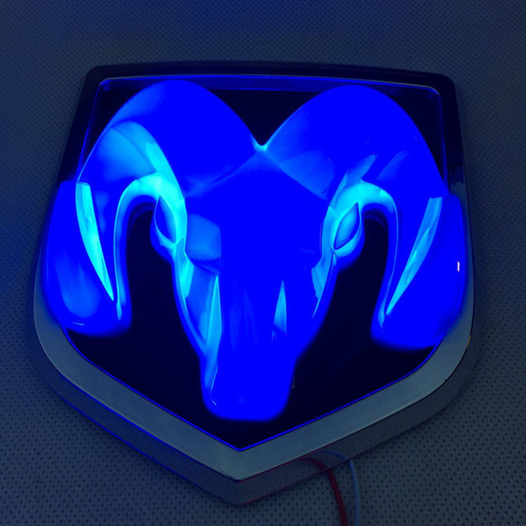 LED Luminous With Light Modified Ram Tail Head Logo