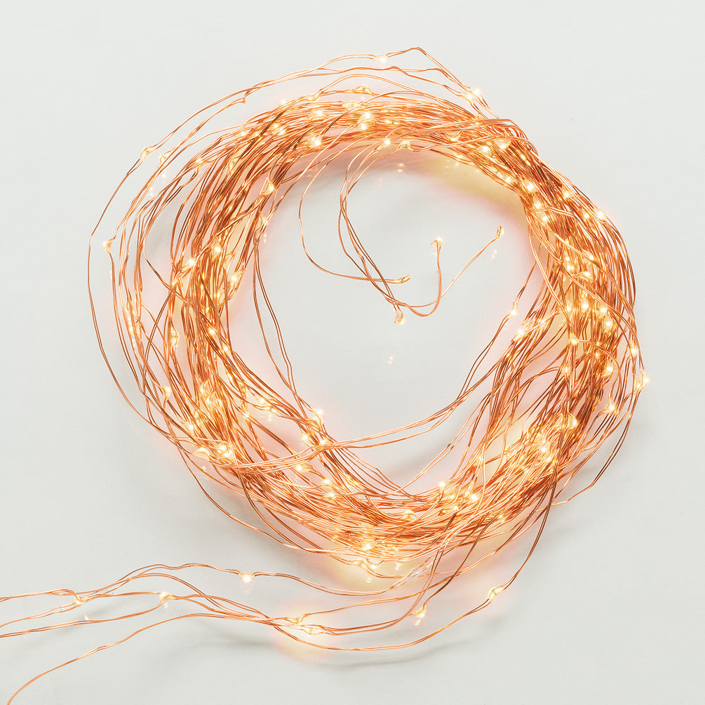 Copper Wire Tree Vine LED Waterfall Decoration Light