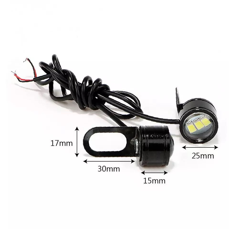 Motorcycle LED Mirror Light Eagle Eye Light Ghost Fire Color Light Retrofit Lights