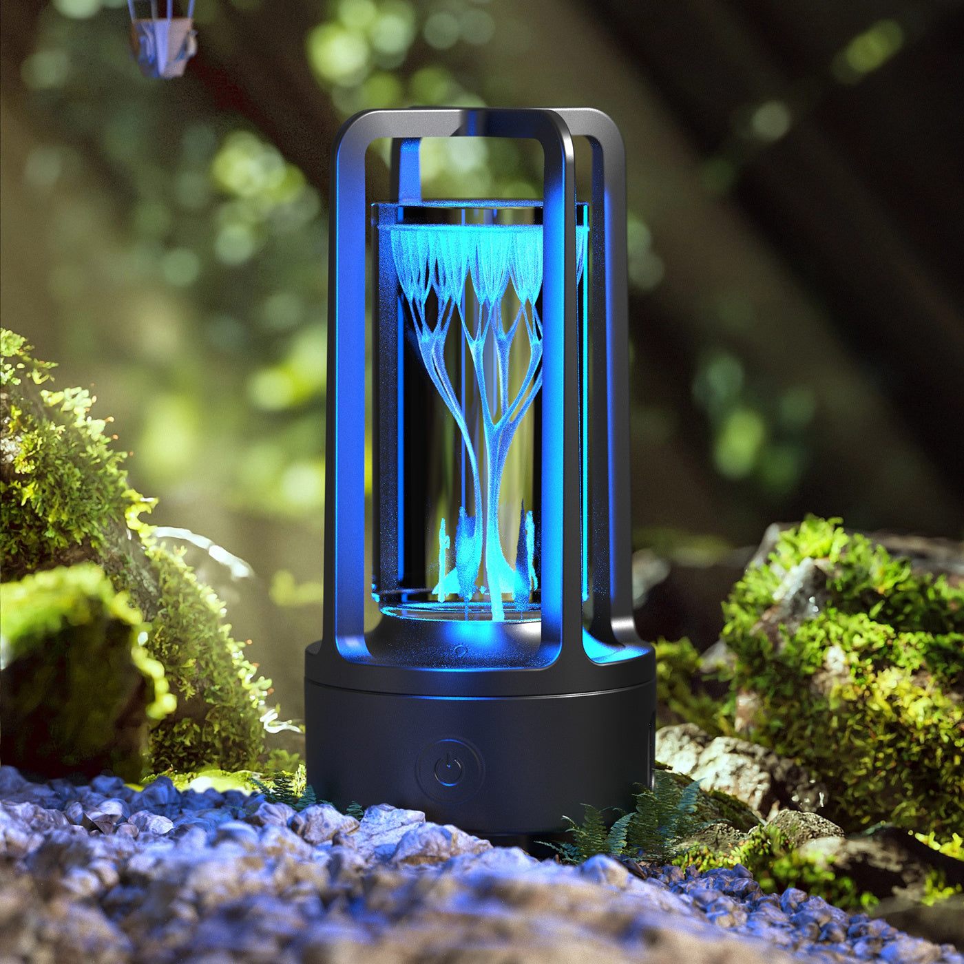 Creative 2 In 1 Audio Acrylic Crystal Lamp And Bluetooth Speaker
