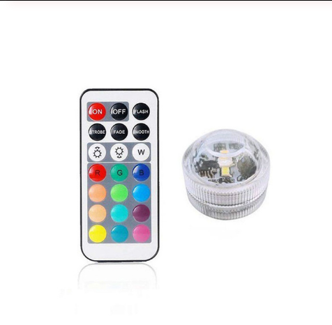 Remote control diving light 3CM diamond twist full LED light