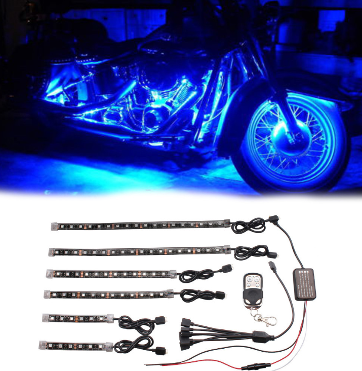 Automobile and motorcycle modified universal one for six LED