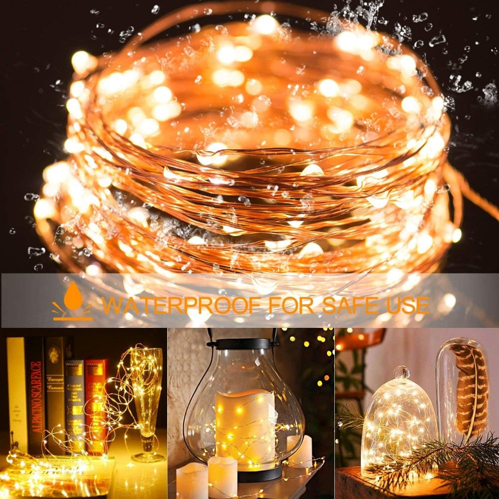 Christmas Light Led Outdoor Battery USB Powered 2m 5m10m String Lights