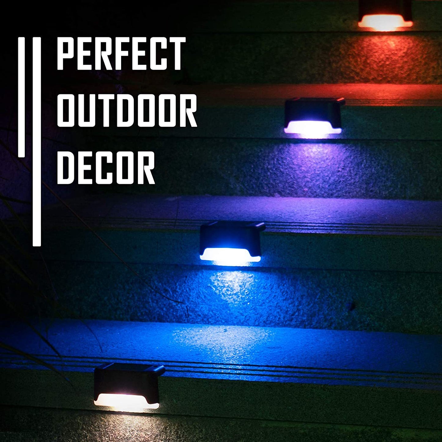 Solar Step Light Outdoor Garden Light Night Light LED Guide Light