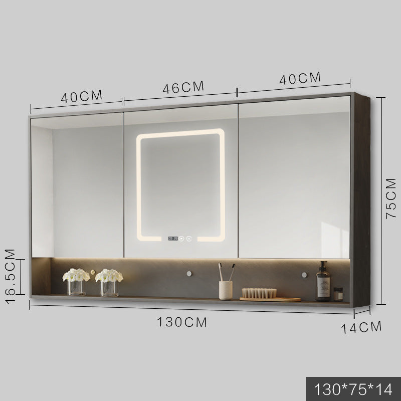Smart Cabinet With Led Lights Anti-fog Hanging Wall Type
