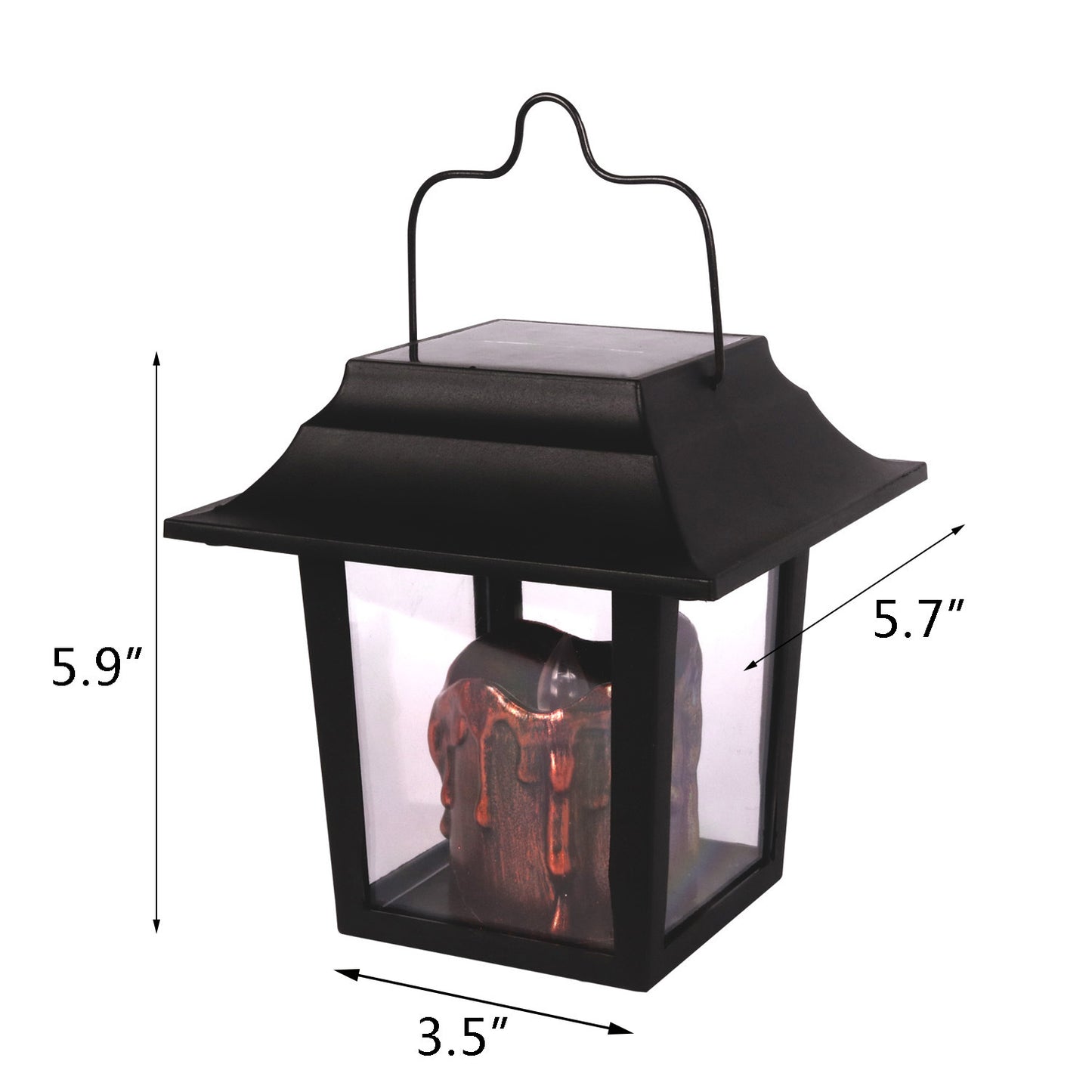 Retro Outdoor Decoration Electronic Hanging Lamp Garden