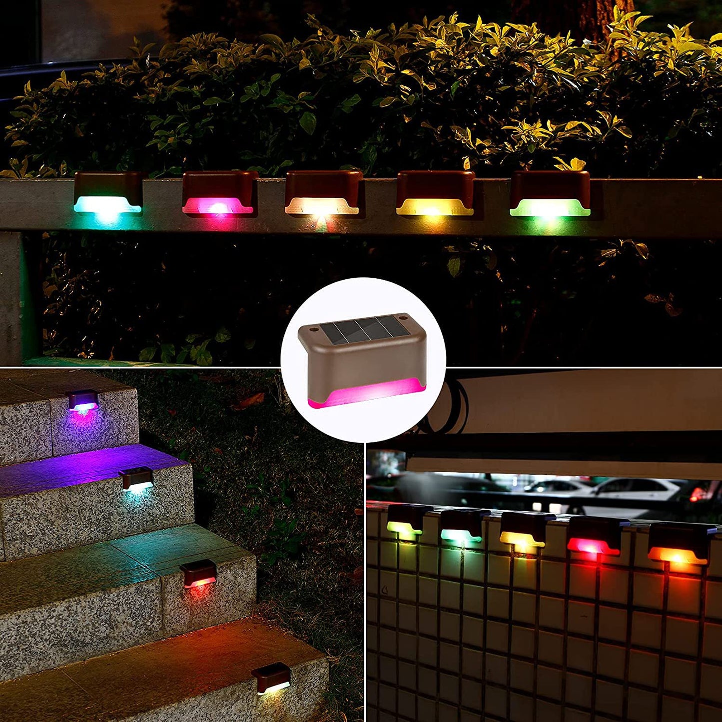 Solar Step Light Outdoor Garden Light Night Light LED Guide Light