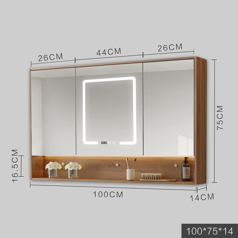 Smart Cabinet With Led Lights Anti-fog Hanging Wall Type