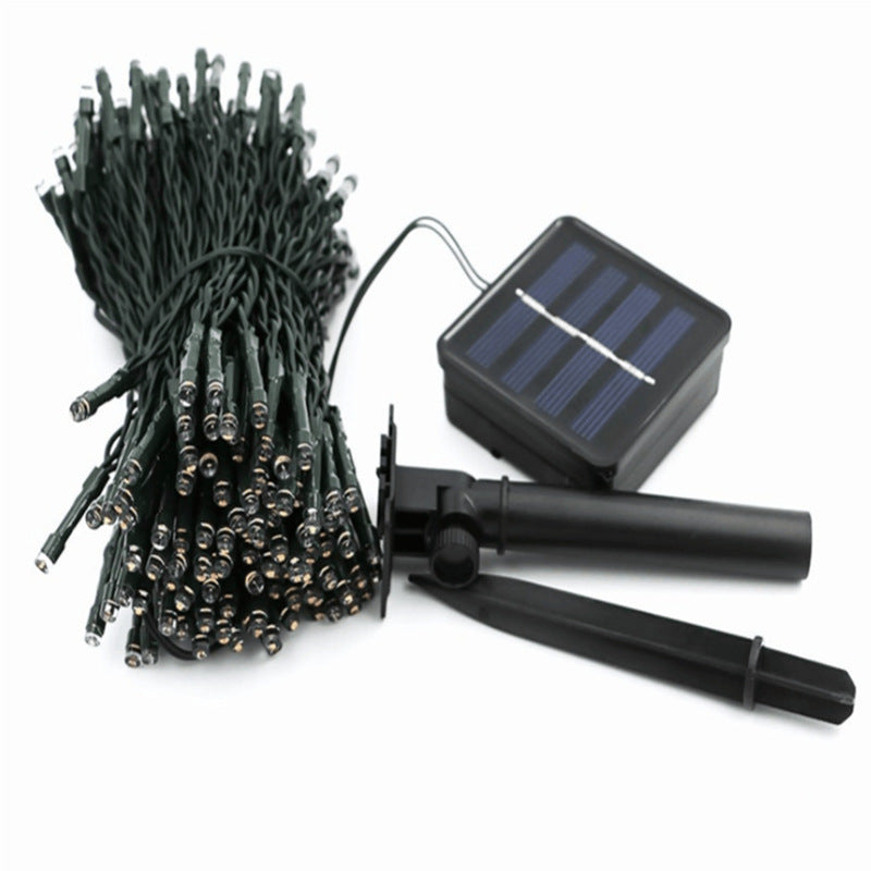 Solar Led Colorful Light String 8 Pattern Courtyard